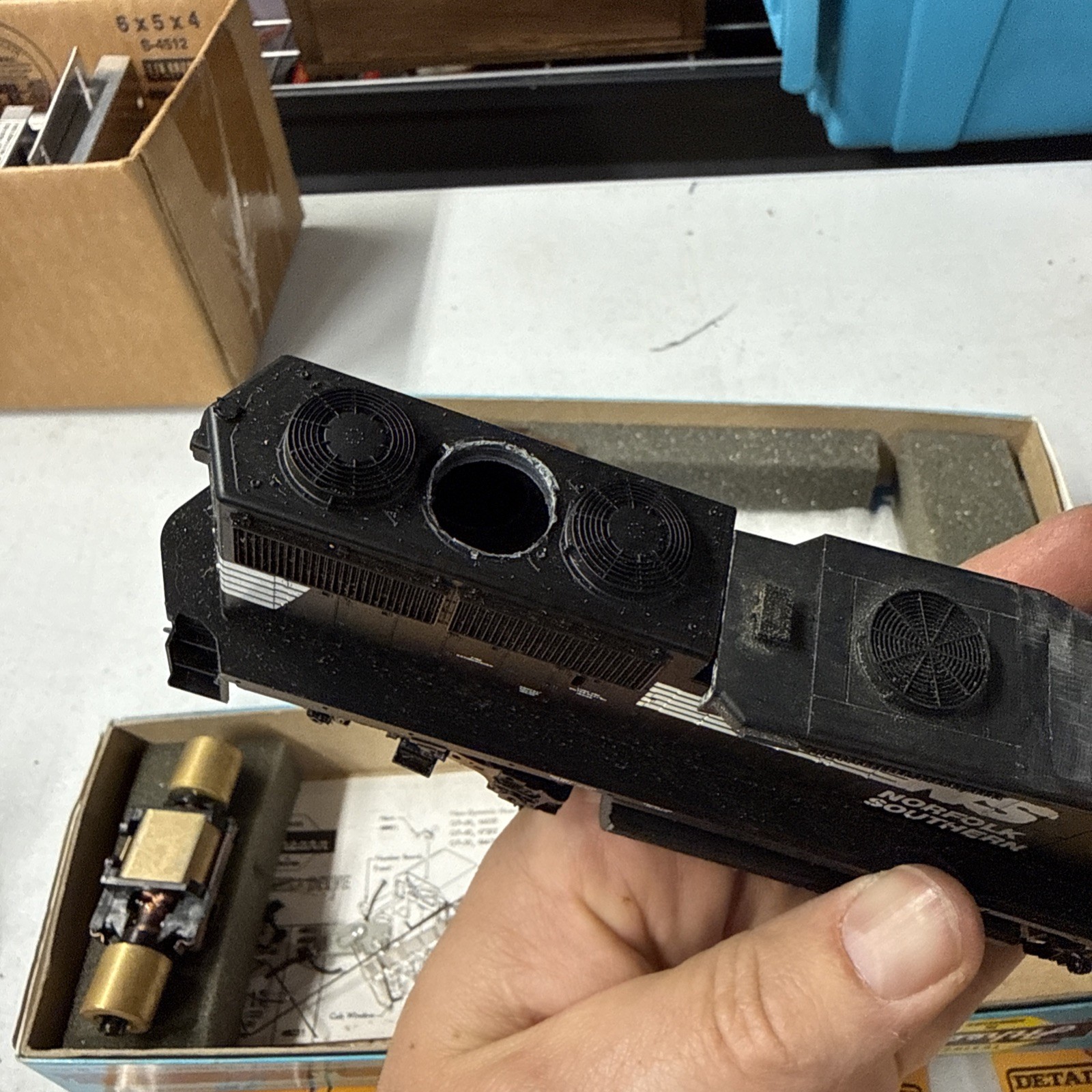 Athearn Gp50 Ho Scale 4630 Norfolk Southern Units For Parts 4600 Dummy