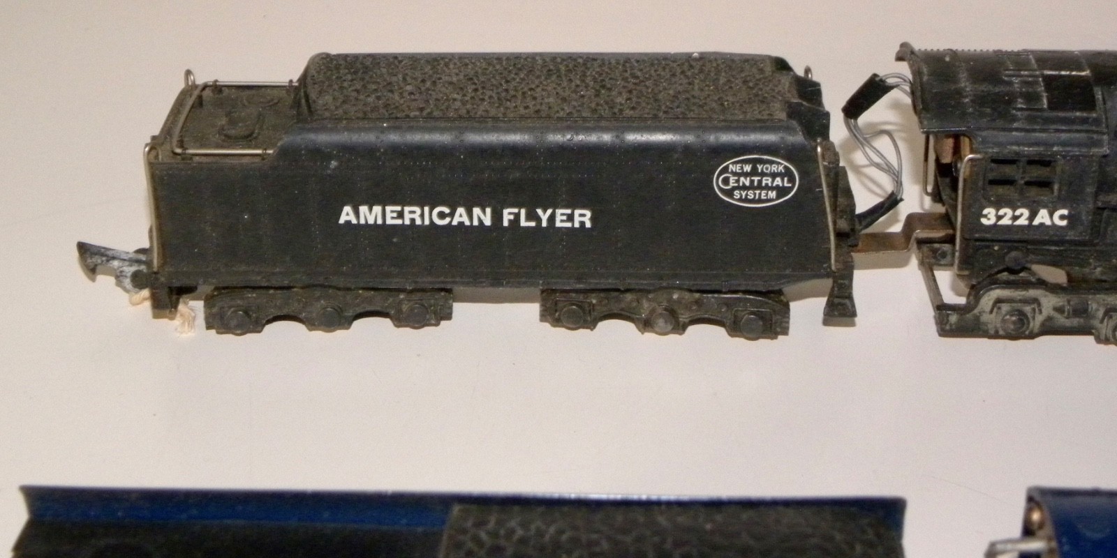 American Flyer 322AC 4-6-4 Steam Loco & Tender ~ The Royal Blue ~ Parts / Repair