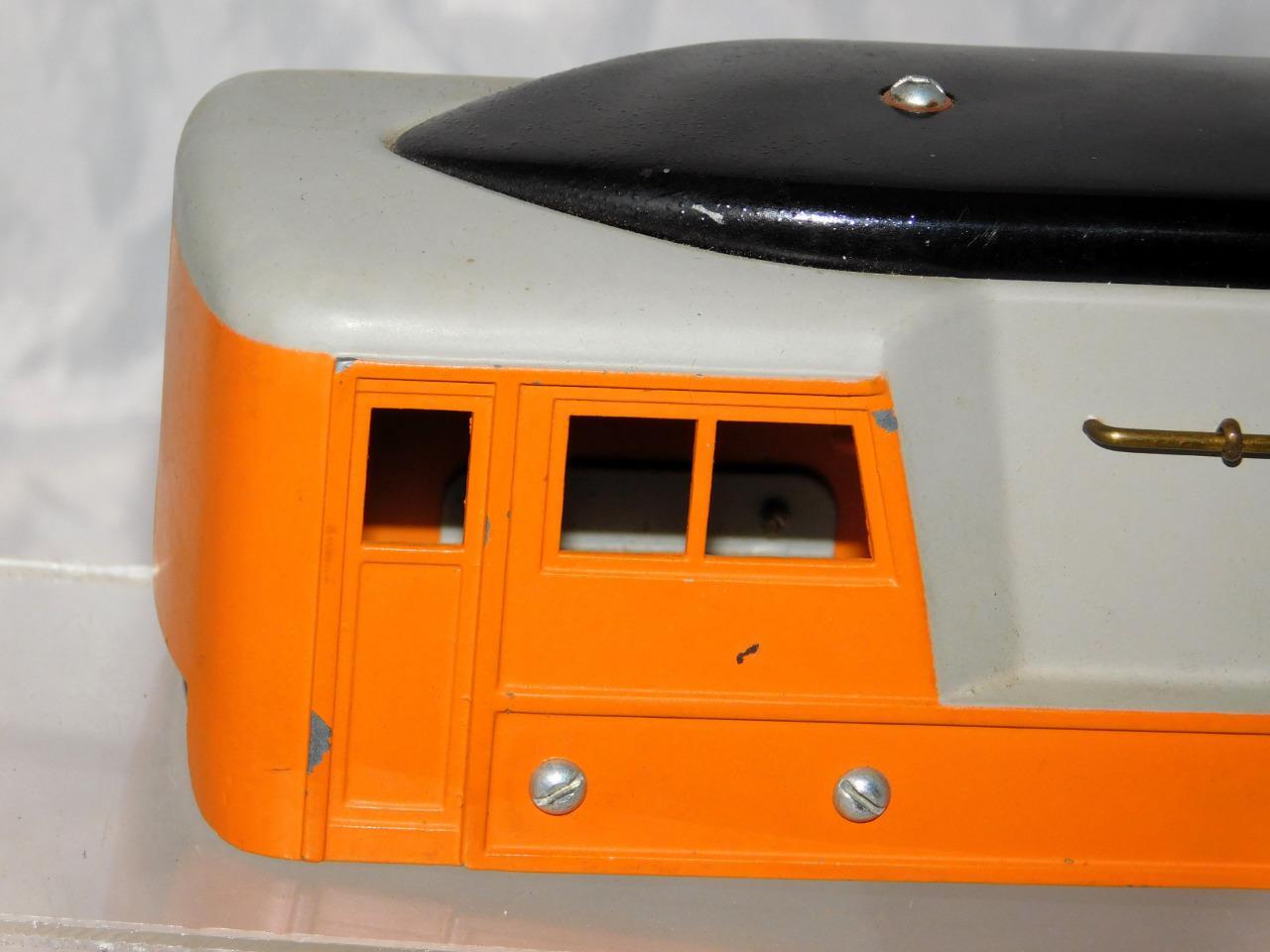 Prewar American Flyer O 1937 Hiawatha 4-4-2 Pro Repainted Shell & Tender only