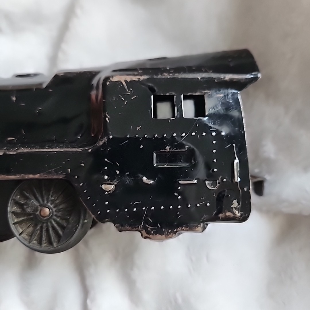 MARX WINDUP ENGINE O GAUGE LOCOMOTIVE 1950’s & NYC TENDER CAR *AS IS*