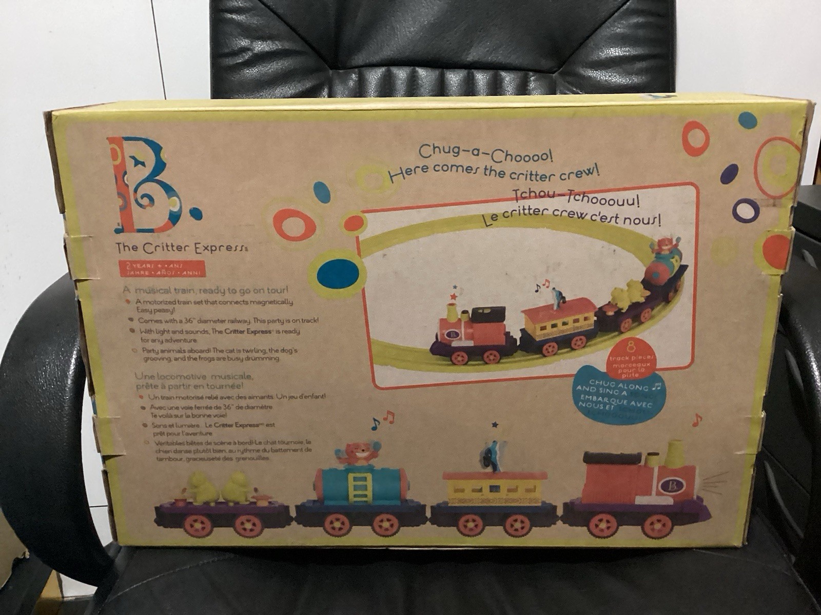 B. & The Critter Express – 2018 Musical Train Set – Lights & Sounds #8211 NEW
