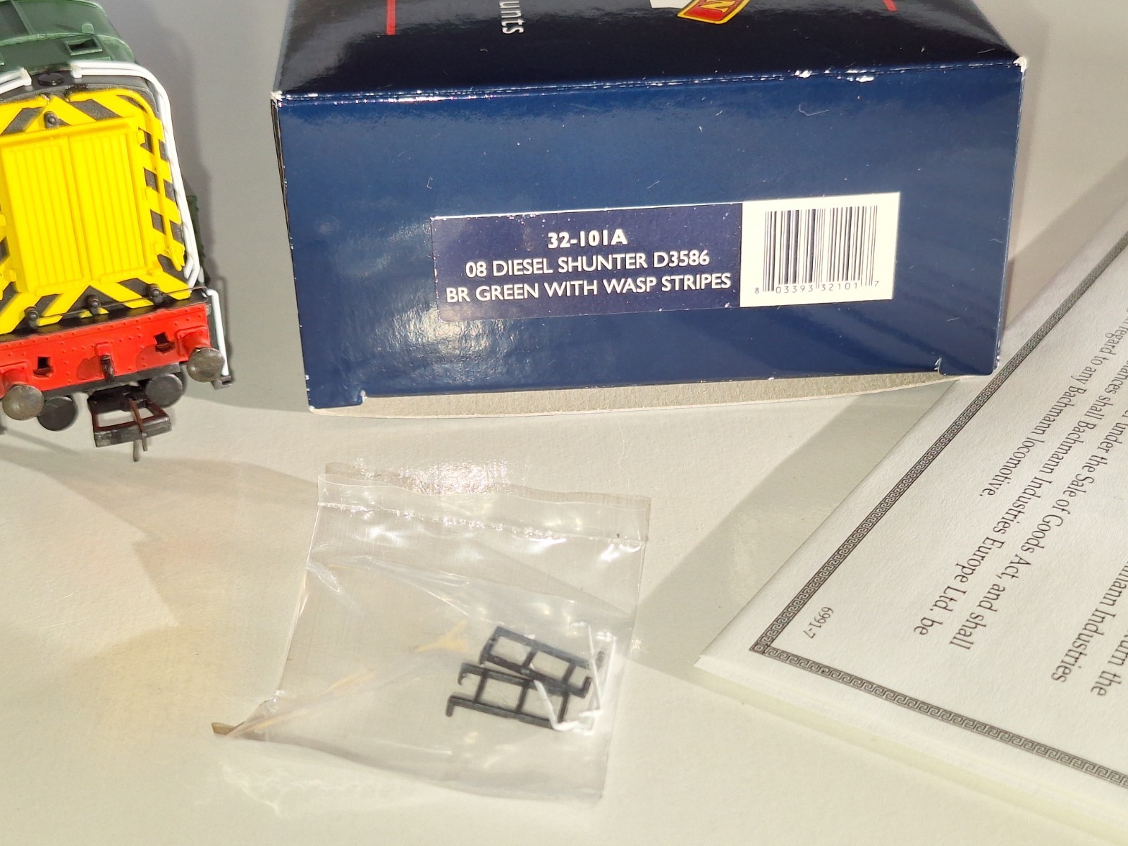 Bachmann 32101A 08 Diesel Loco. New Old Stock. Mint Cond.2 Rail DC. Box.OO Scale