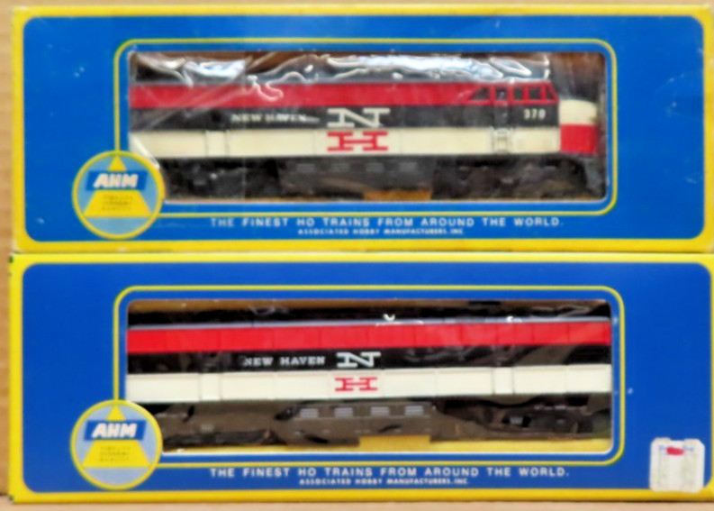 AHM 5026 7026 HO NH FM C-Liner Locomotives A&B Units Boxed 1970s Exc LNIB