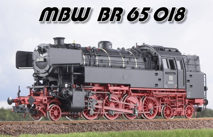 MBW Gauge 0 Steam Locomotive BR65 Metal Digital Sound 1:45 Various Variants New