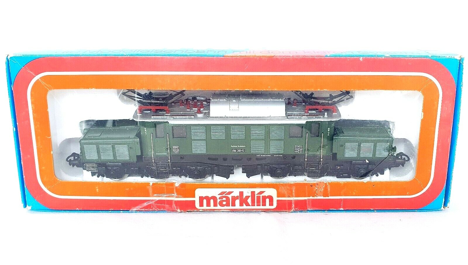 Marklin HO AC Deutsche Bundesbahn DB E-194 German “CROCODILE” LOCOMOTIVE NMIB`80