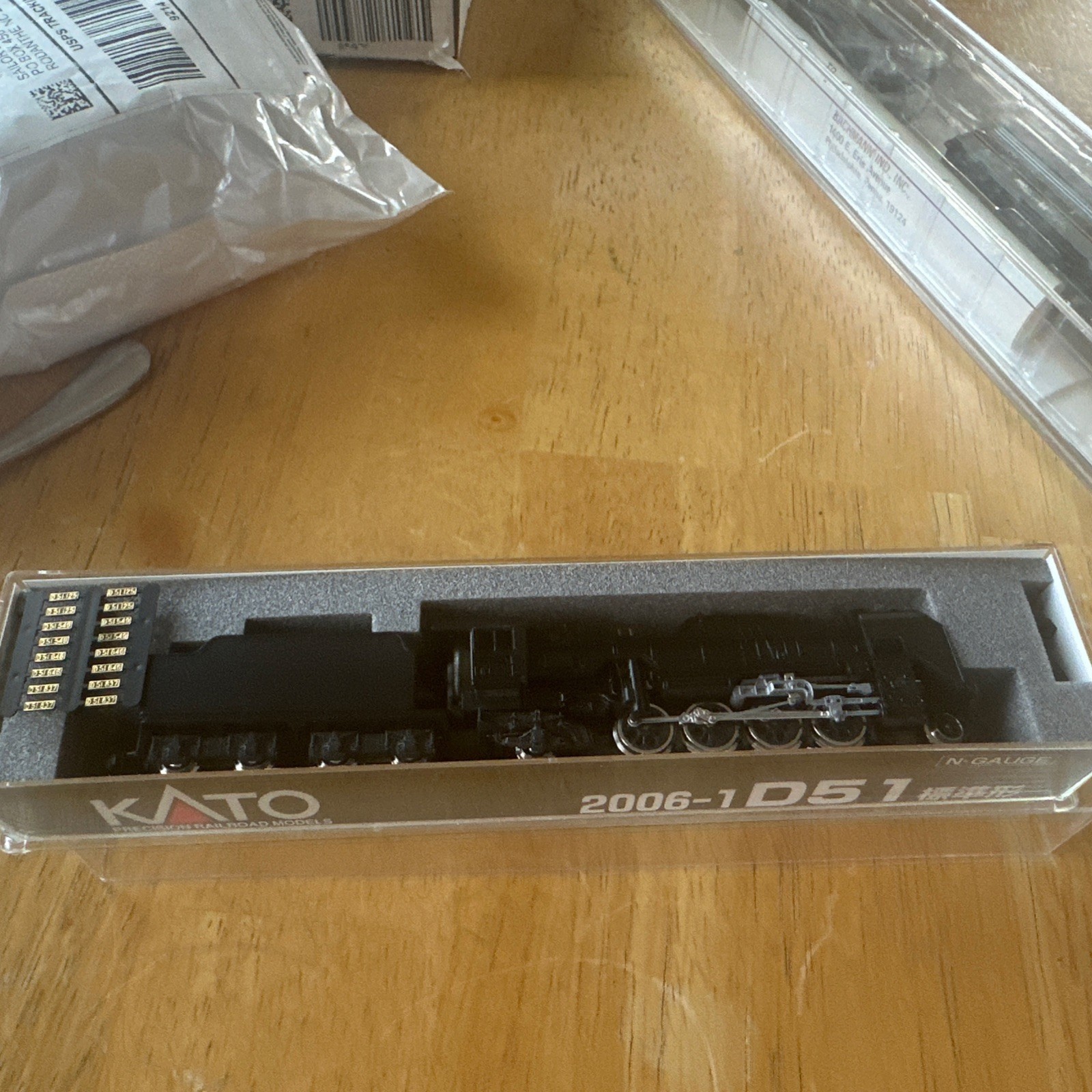 N Scale Kato 2006-1 Unlettered 2-8-2 D51 Steam Locomotive