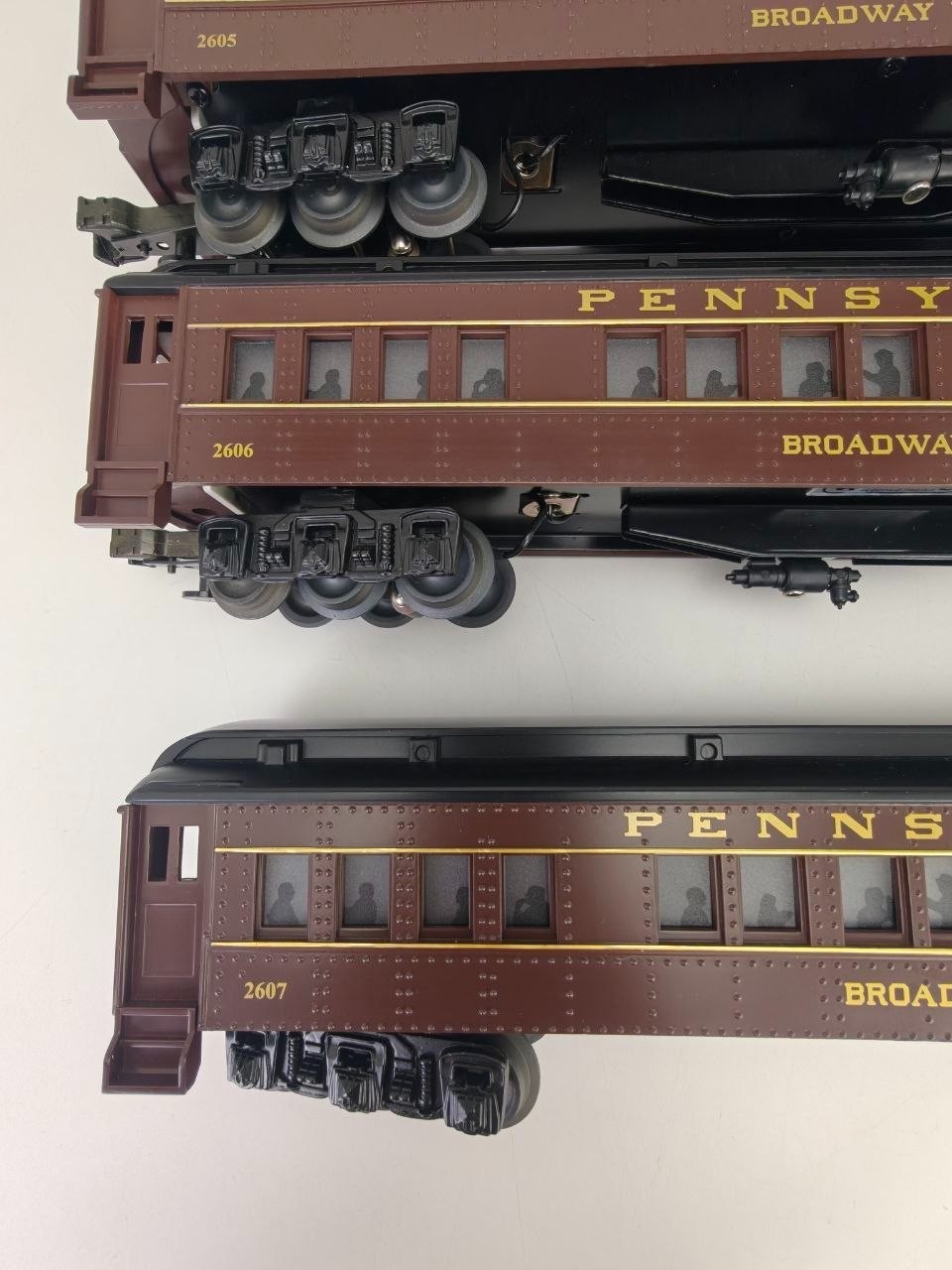 Williams Pennsylvania Broadway Limited M1026 60′ Madison 4-Car Set O Scale