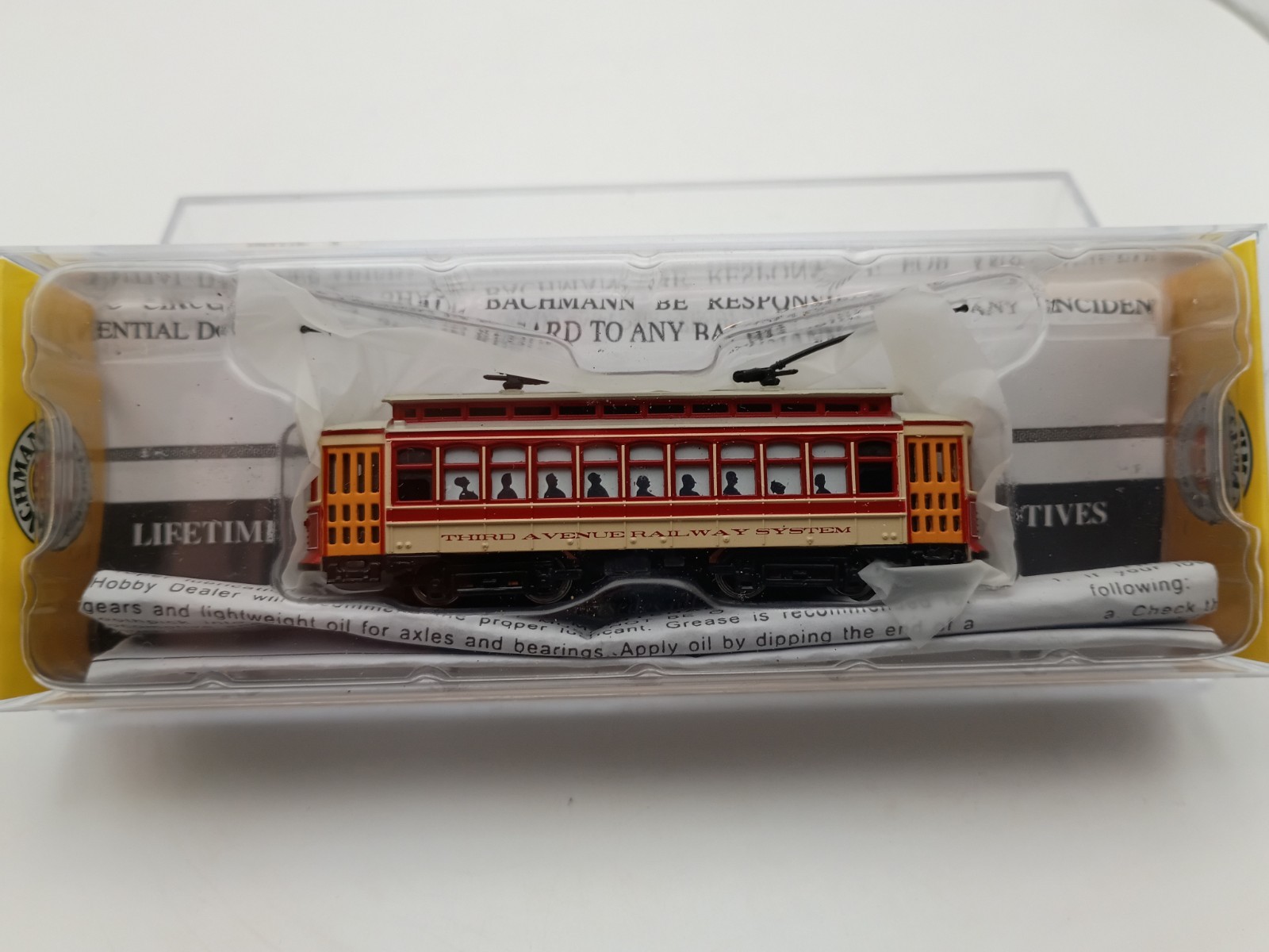 Bachmann 61092 N Brill Trolley New York City Third Avenue 8 Wheel Drive