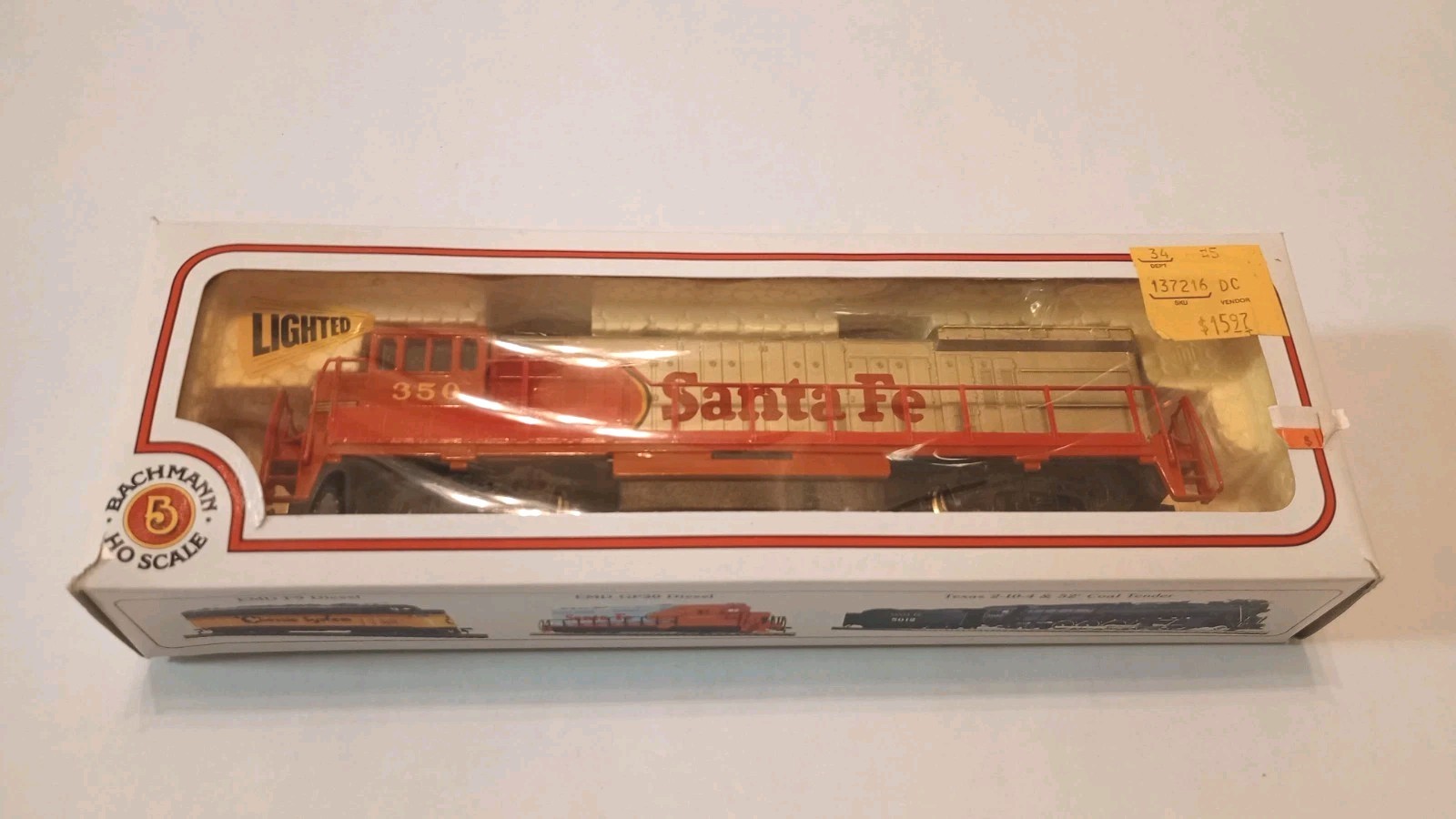 Bachmann Santa Fe Locomotive #350 – HO Diesel Locomotive – PLEASE READ