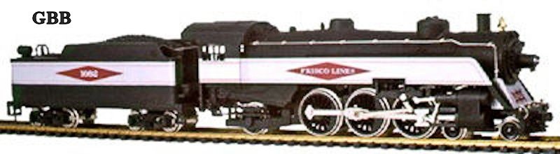 HO Train FRISCO 4-6-2 SEMI-STREAMLINE LOCOMOTIVE New in Box M9858 IHC