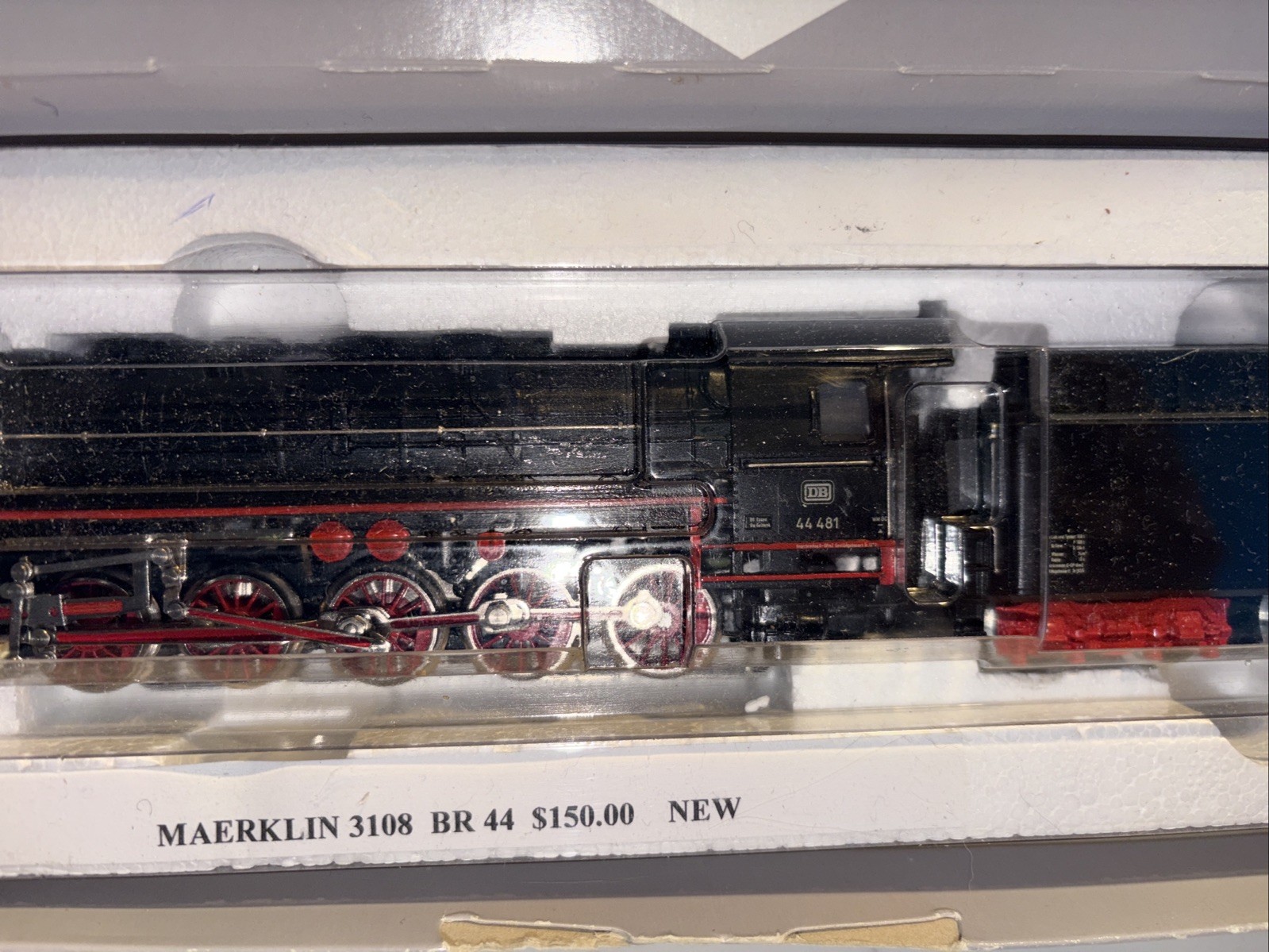 Märklin 3108 Dampflokomotive BR 44 der DB aus Sammlung mit OVP New Old Stock