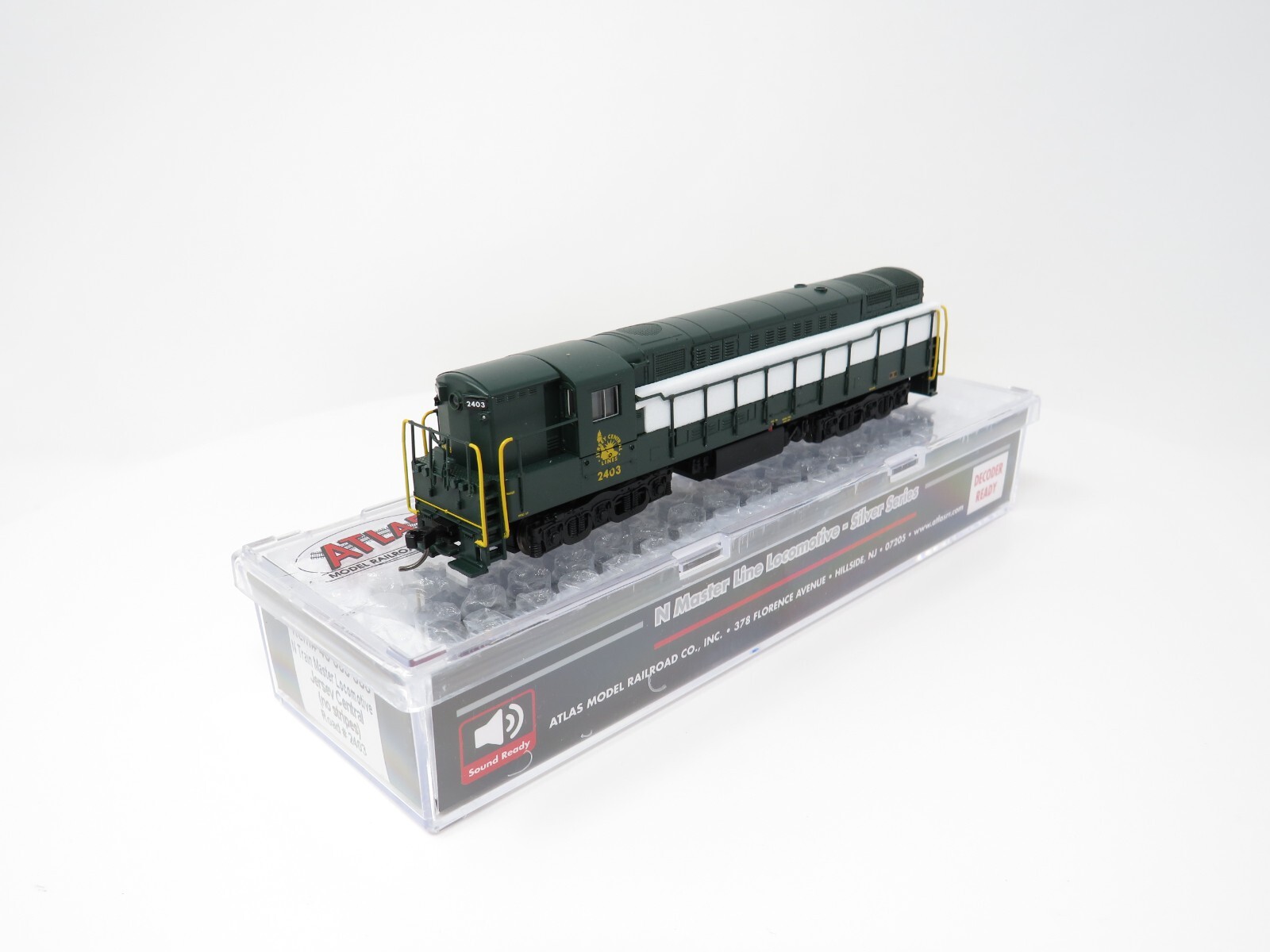 Atlas N 40005386 Jersey Central FM Trainmaster H24-66 Diesel Locomotive Freight