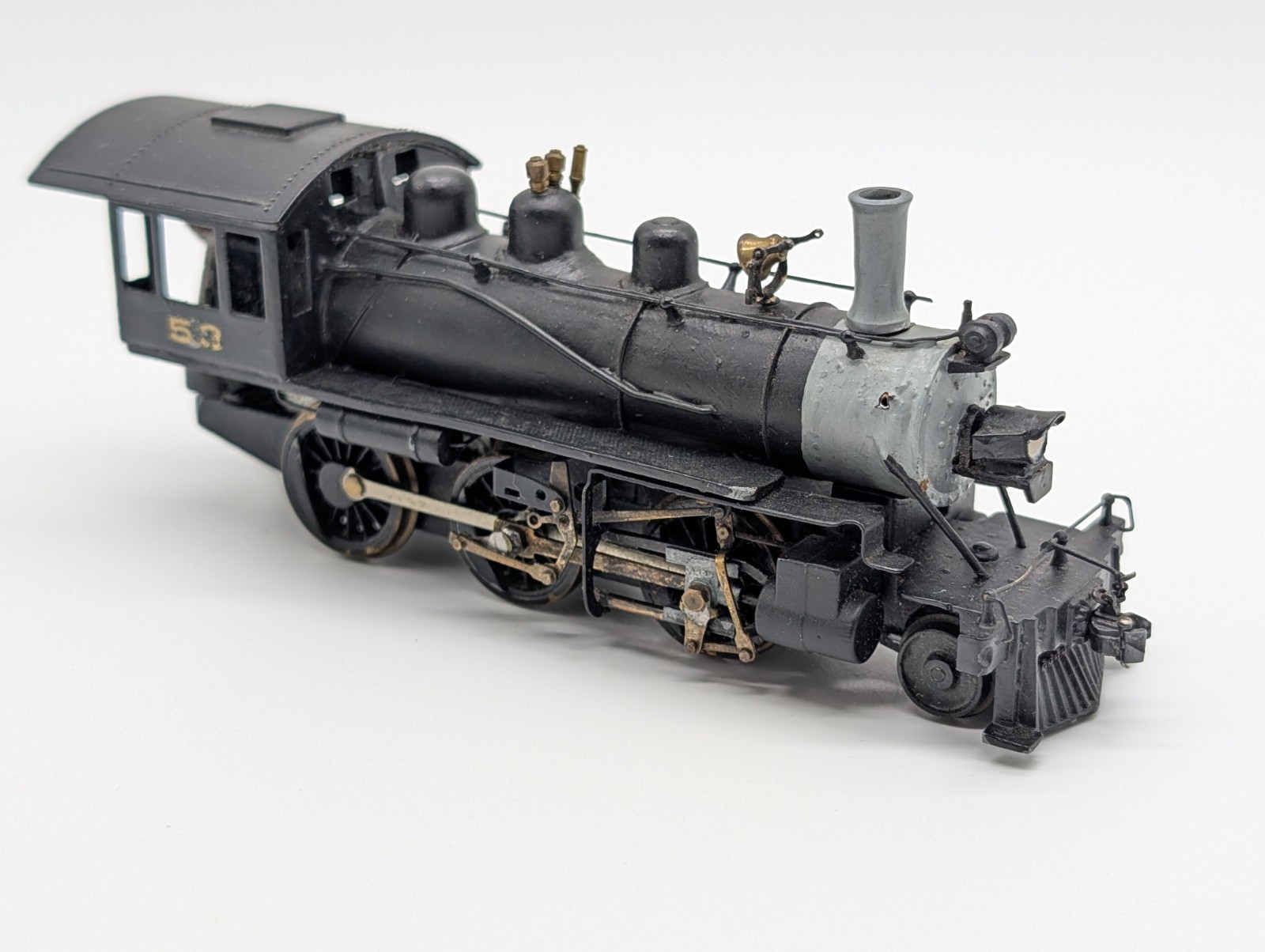 HO SCALE MANTUA 8 BALL 2-6-0 MOGUL CUSTOM DETAIL STEAM LOCOMOTIVE TRAIN