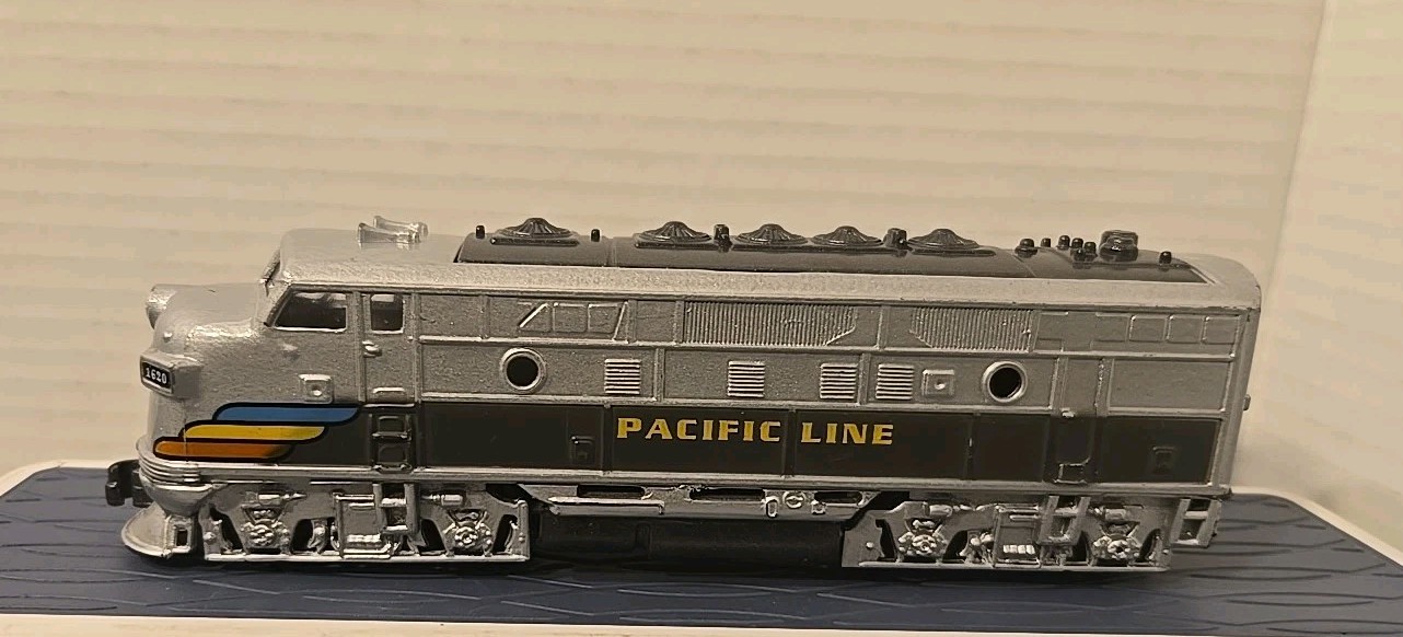 Pacific Line 1620 Pull Back Train Locomotive Engine