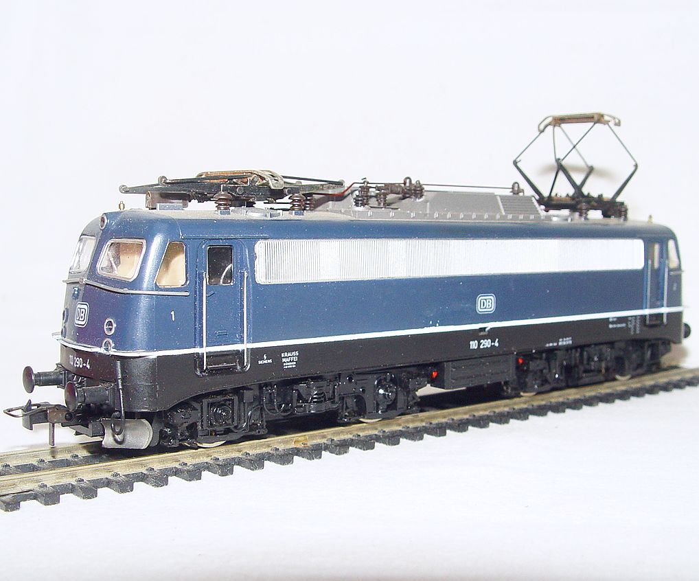 Roco DC HO 1:87 Deutsche Bundesbahn BR 110 Blue ELECTRIC LOCOMOTIVE MIB`78 RARE!