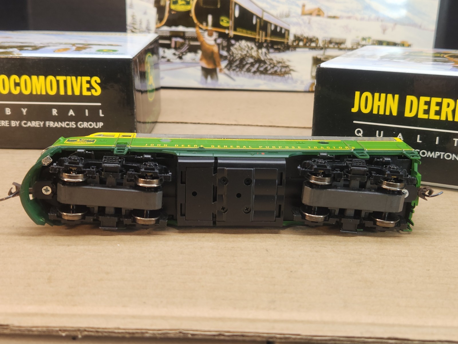 Athearn John Deere HO Precision Locomotive F series A Powered, B Non-powered