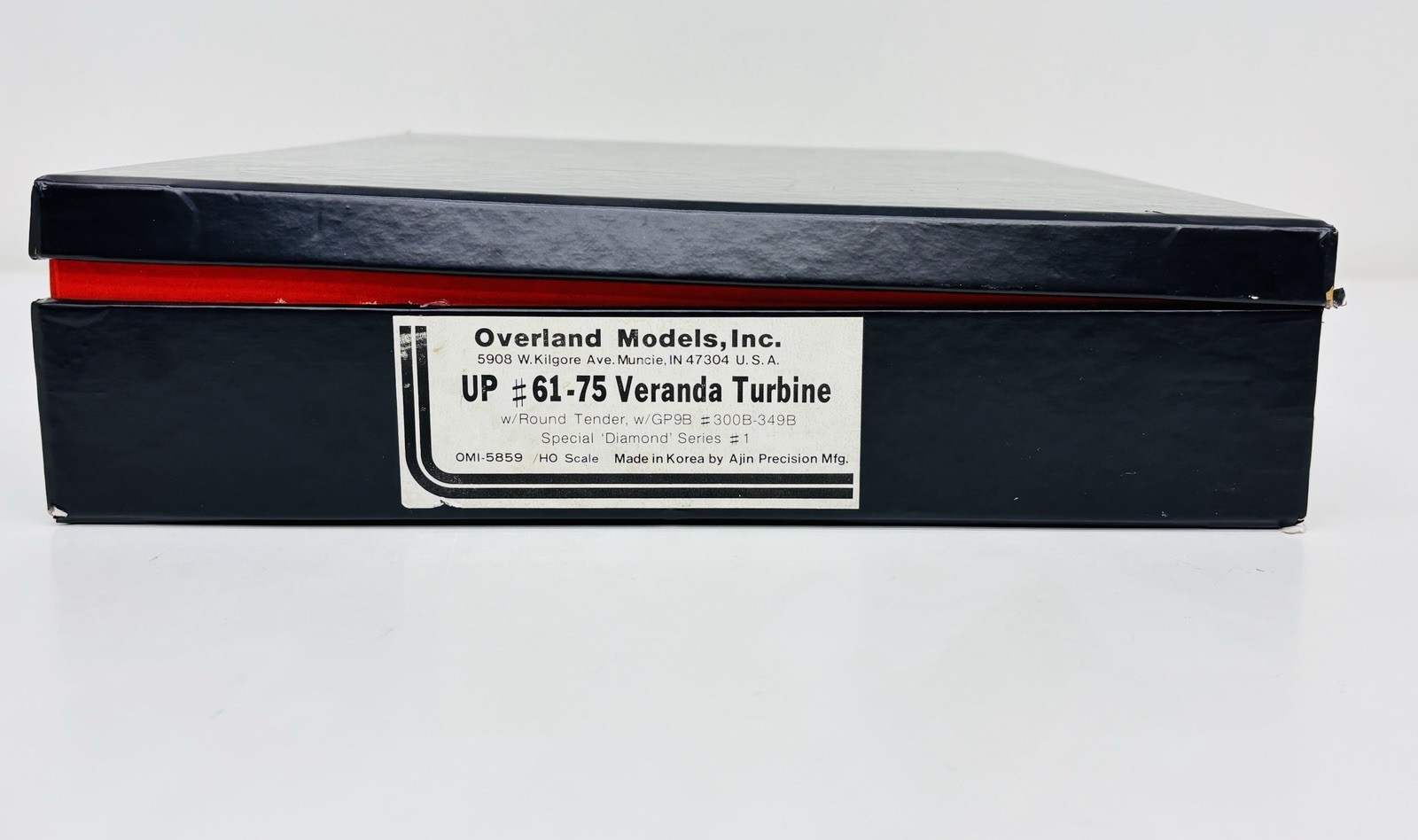 Overland Diamond HO UP Veranda Turbine w/ GP9 Round Tender DCC & Sound OMI-5859