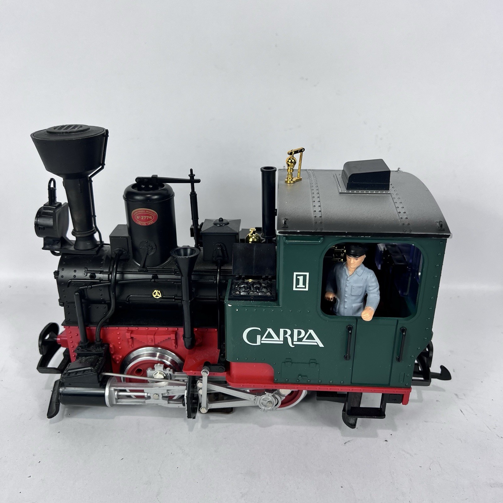 LGB Lehmann Gross Bahn 2774 Steam Engine Locomotive G Gauge 0-4-0 Garpa #1 Rare