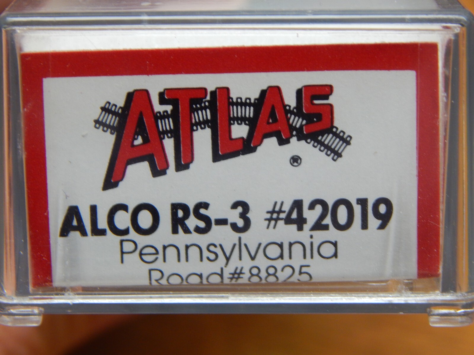 ATLAS 42019 PRR PENNSYLVANIA ALCO RS-3 LOCO ENGINE USED VERY LITTLE N SCALE RUNS