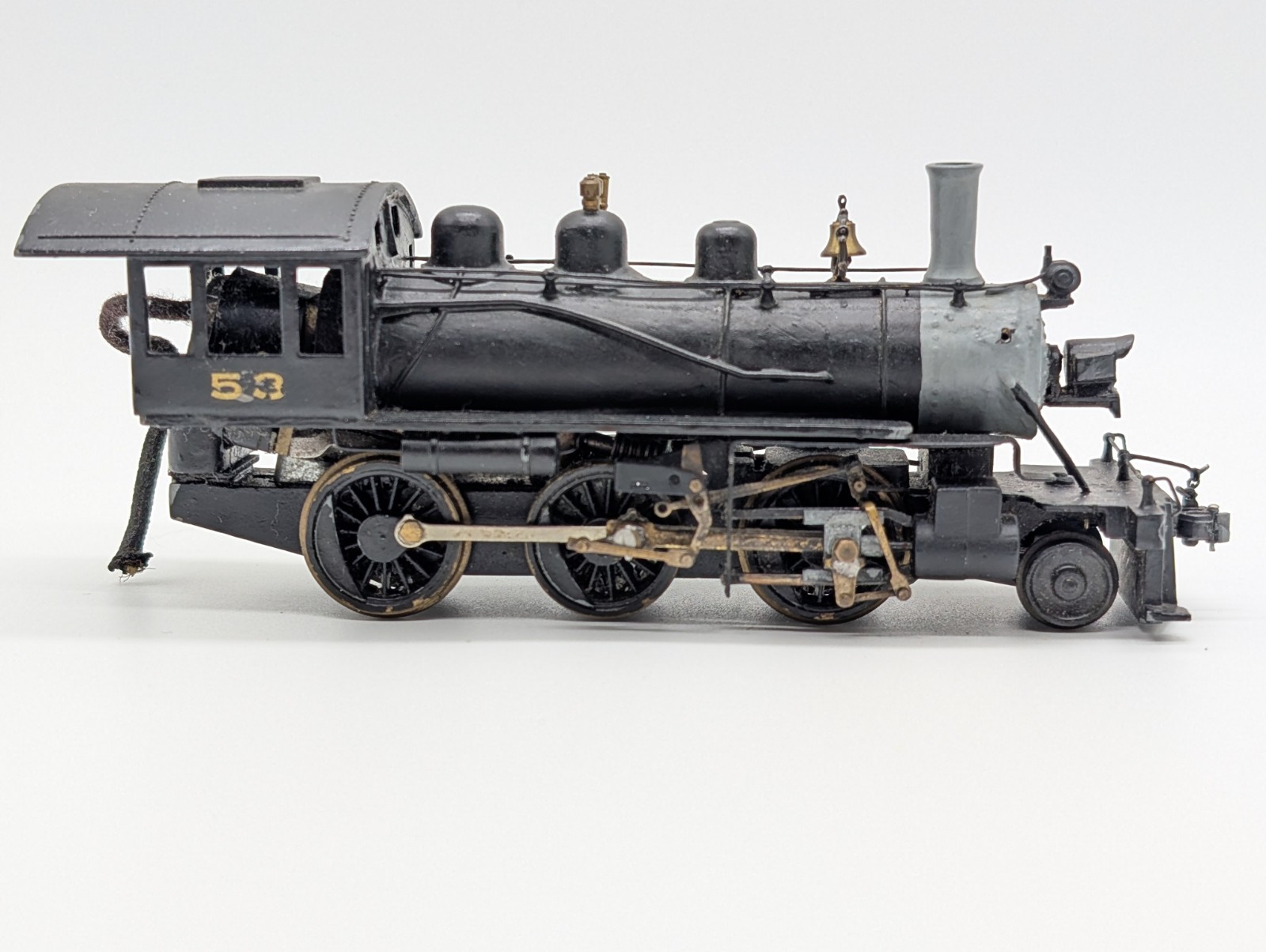 HO SCALE MANTUA 8 BALL 2-6-0 MOGUL CUSTOM DETAIL STEAM LOCOMOTIVE TRAIN