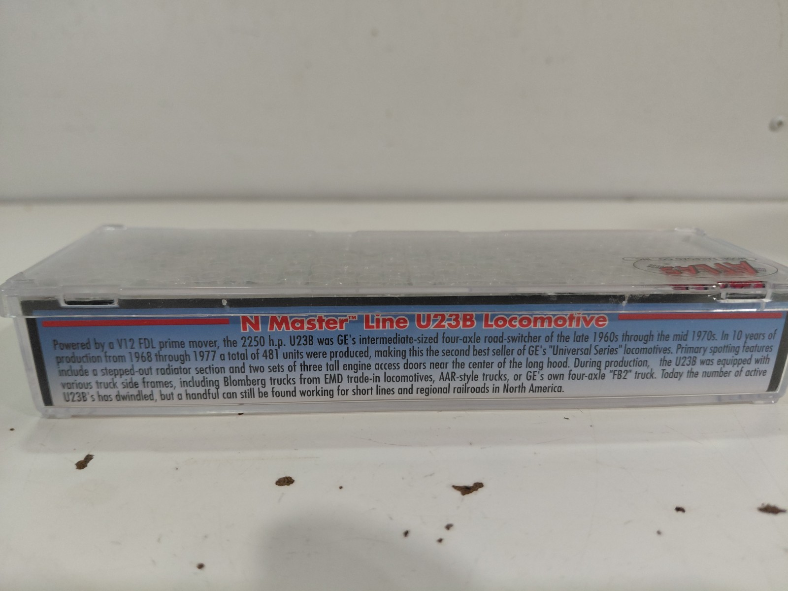 Atlas 45937 N Gauge Model Railroad Louisville Nashville U23B Diesel Engine 2715