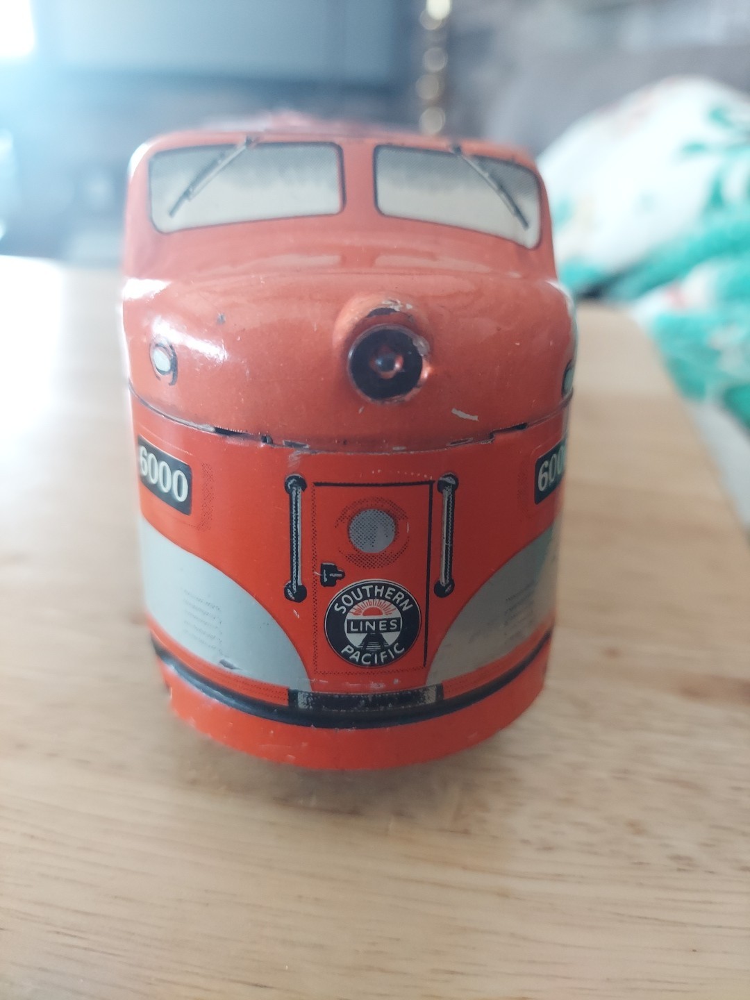 Marx Train 6000 Southern Pacific Diesel Locomotive metal Lot #6000