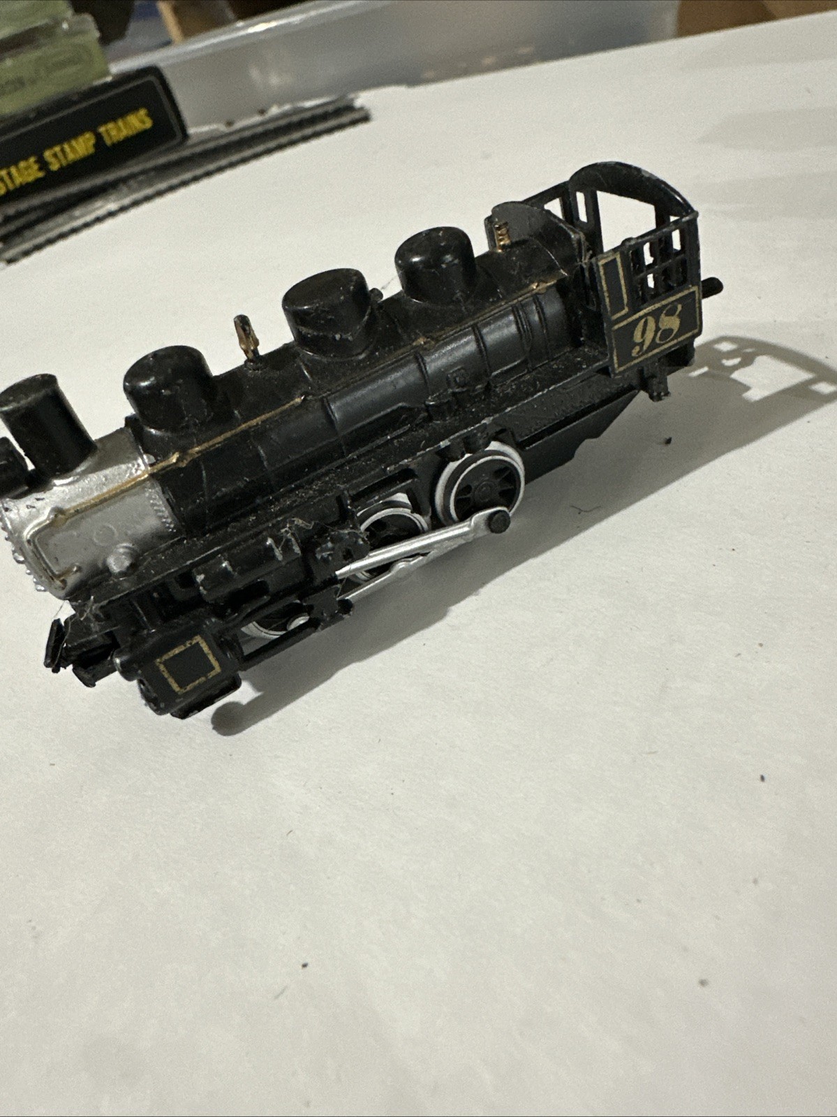 Aurora Postage Stamp Train N Scale #4859 Penn Central Locomotive Plus Lot