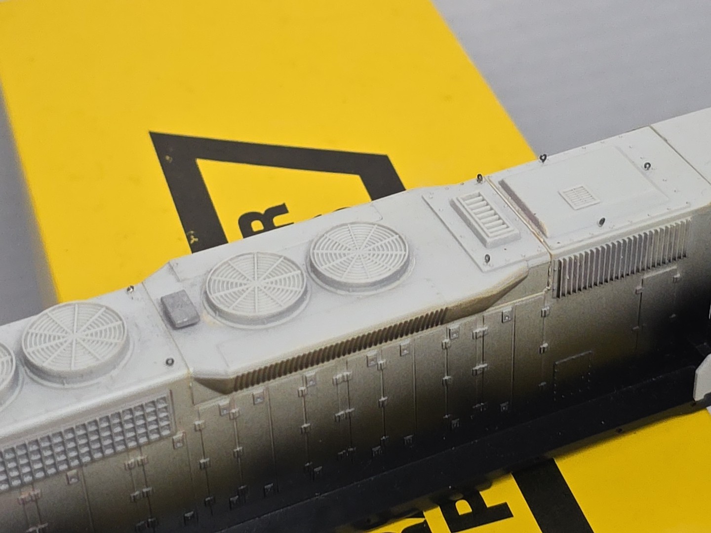Rail Power Products HO Scale SD40 Detailed Undecorated Shell (Alstom Demo)