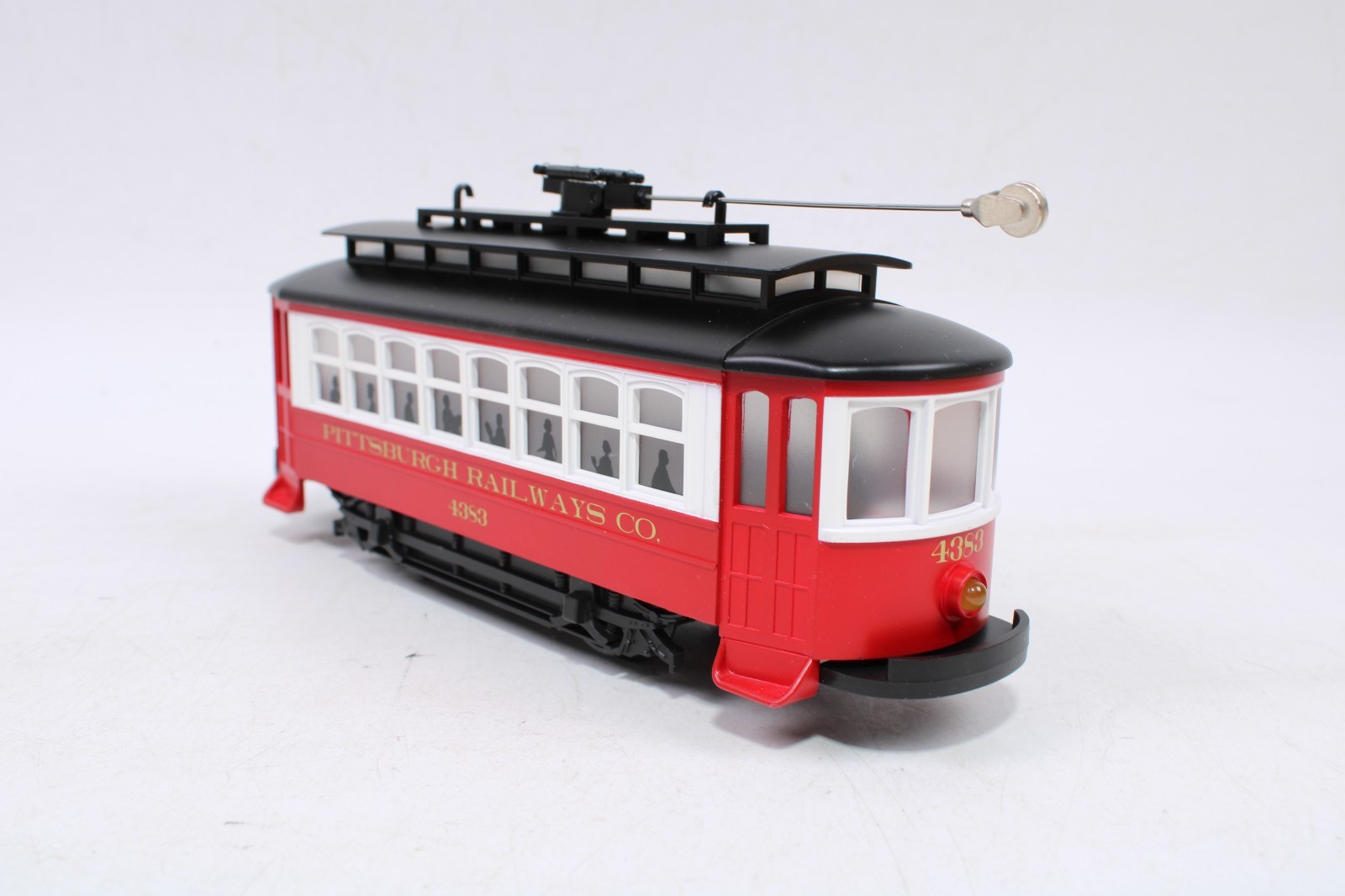 MTH 30-2557 O Gauge Bump-N-Go Trolley Pittsburgh Railways Co. #4383