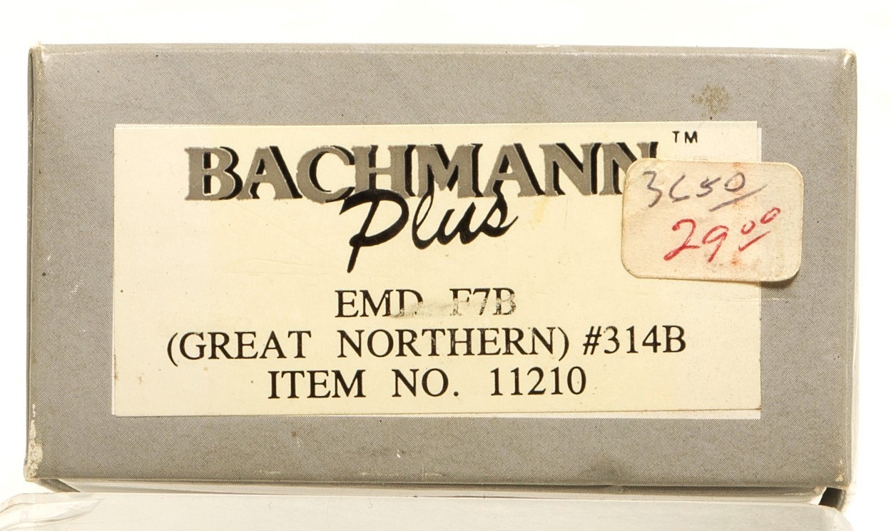 BACHMANN PLUS 11210 EMD F7B (GREAT NORTHERN) #314B – EXCELLENT CONDITION