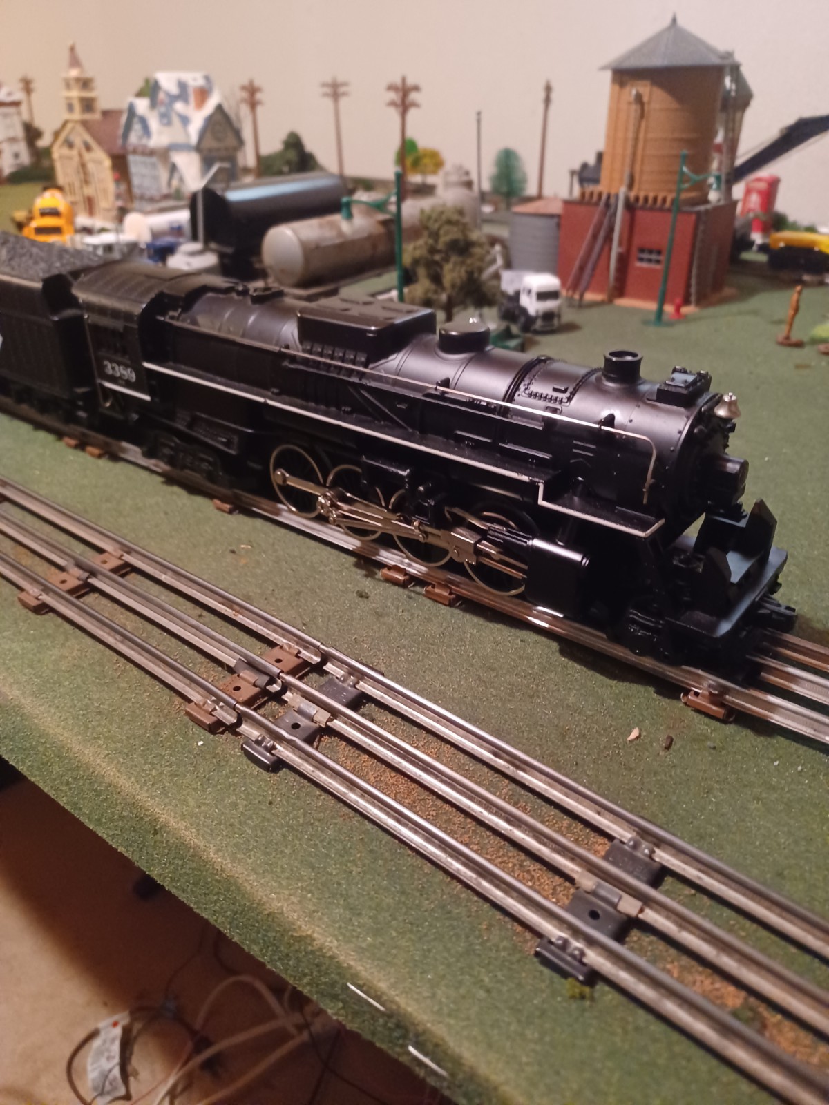 MTH Rail King Cast Metal Steam Engine And Whistling Tender