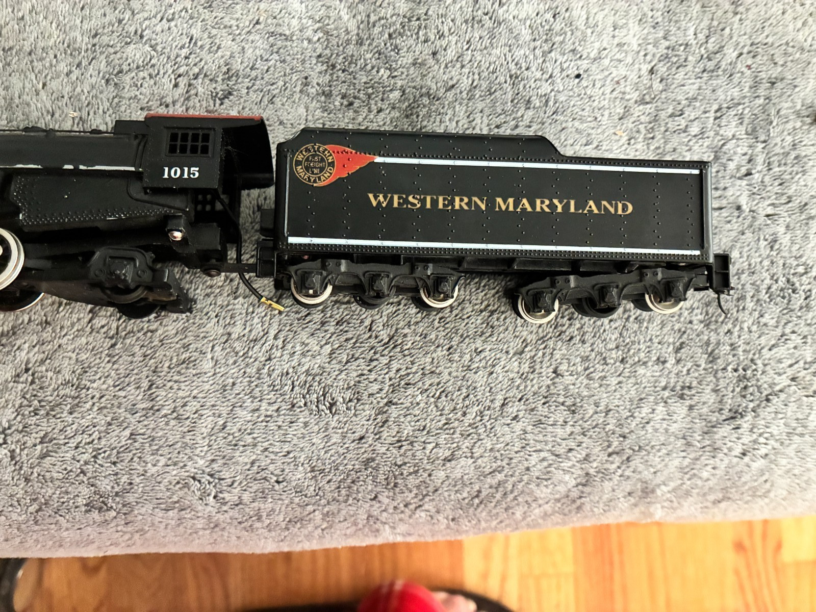 Mantua HO Western Maryland WM 2-8-2 Locomotive w/ Tender Working No Box!