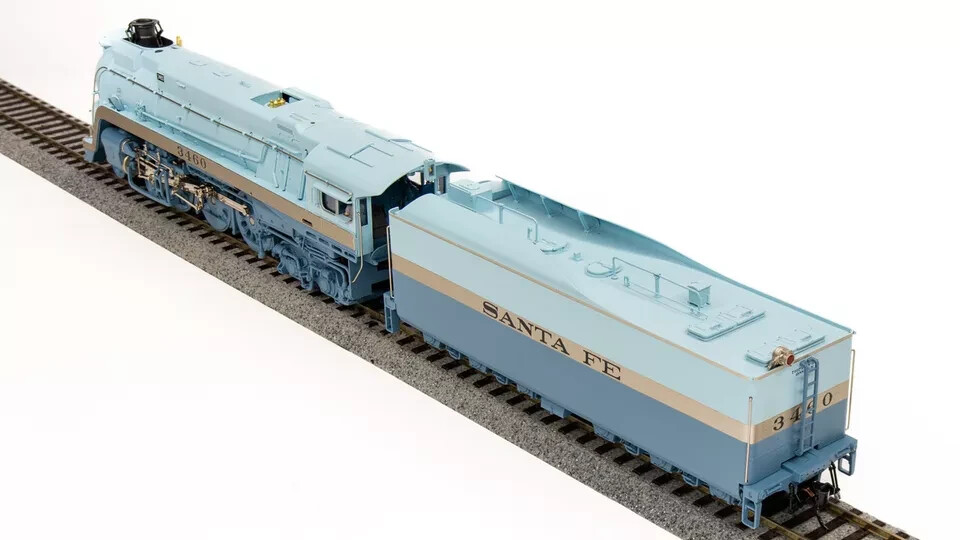 Broadway Limited HO ATSF Blue Goose RN 3460 1951-1953 Appearance ITEM #7355~NEW