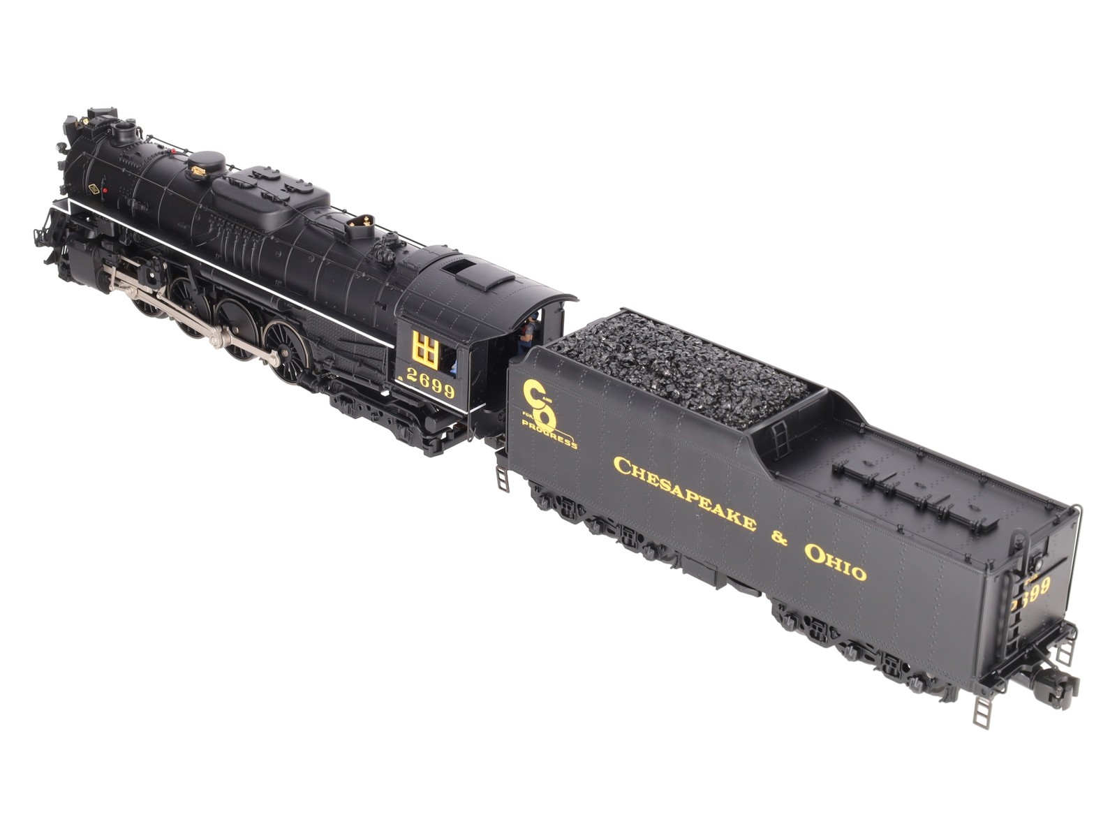 Lionel 6-38076 O Gauge Chesapeake & Ohio 2-8-4 Berkshire Steam Locomotive #2699