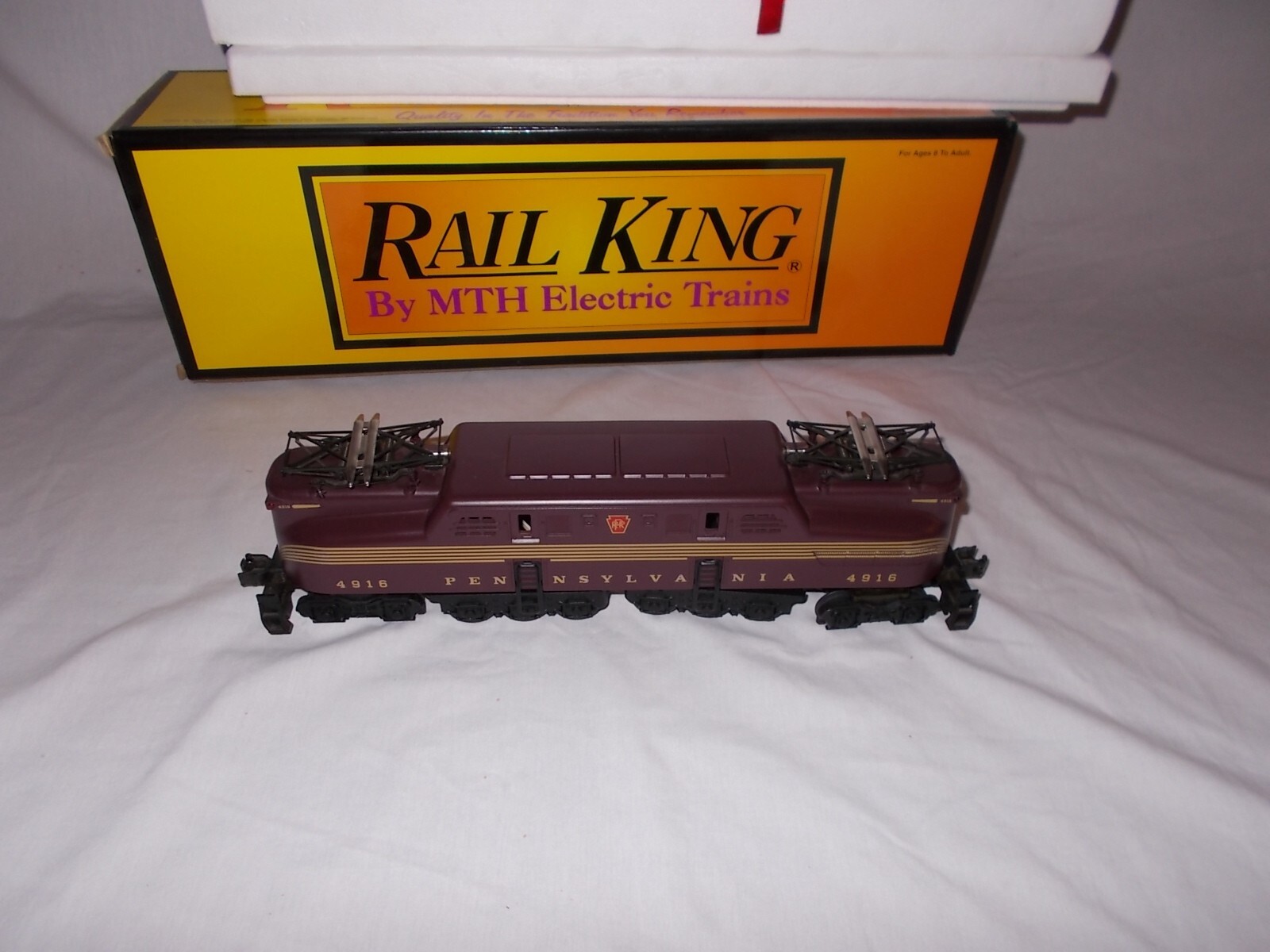 RAIL KING BY MTH ELECTRIC GG-1 ENGINE 4916 PART#30-2507 IN ORIGINAL BOX LOT #S67