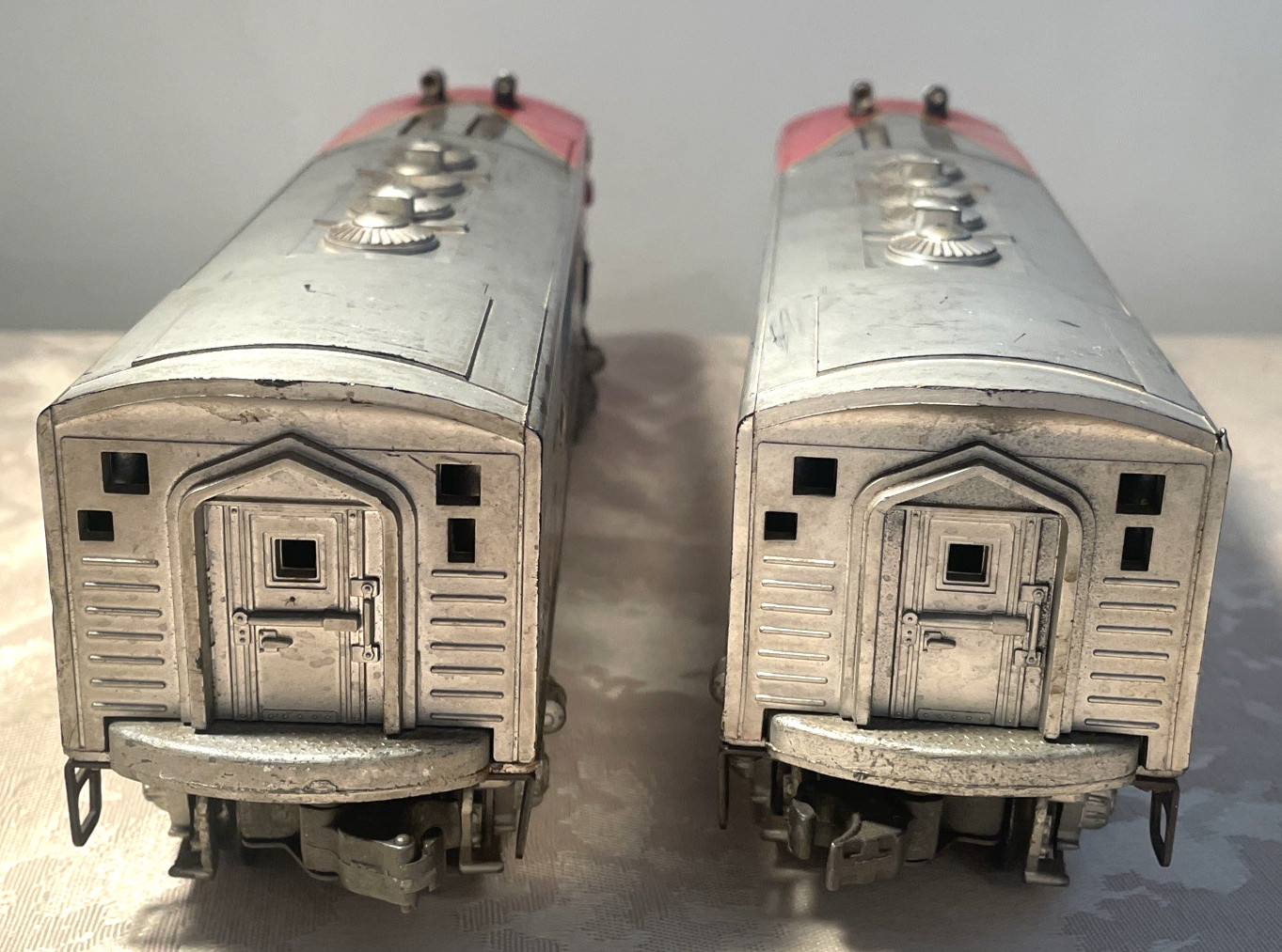 Vintage Lionel Santa Fe F3 AA Diesel 2343 Locomotive and Dummy, 1950-1952