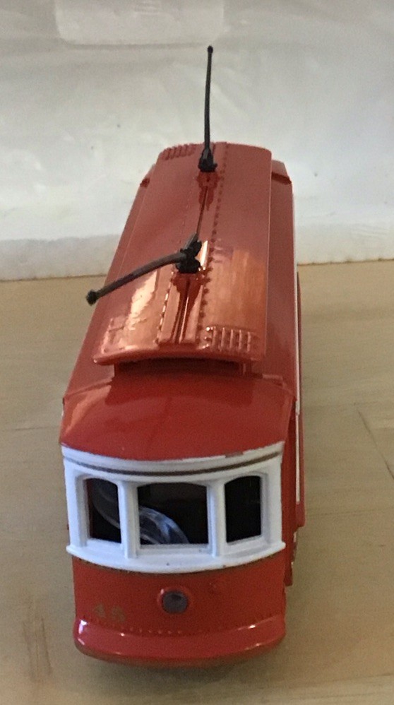 Bachmann HO No. 1310 Market Street Brill Trolley Lighted In Box With Liner LN