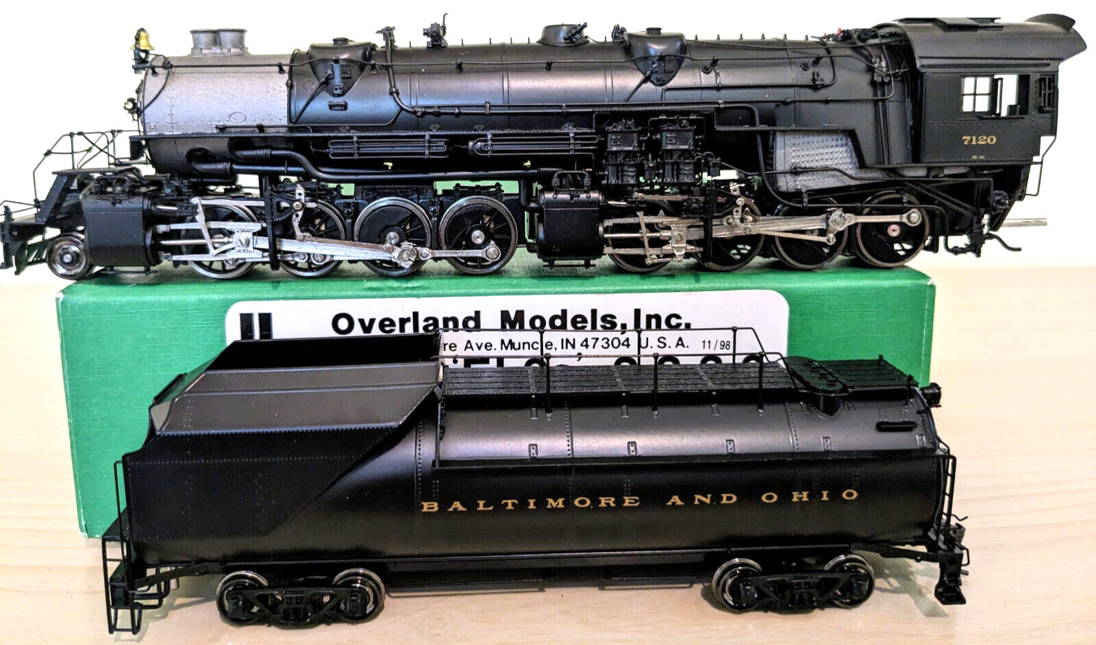 **1 OF ONLY 64! OVERLAND AJIN BRASS B&O EL-3A 2-8-8-0 HO *RUNS G@@D *SUPER NICE!