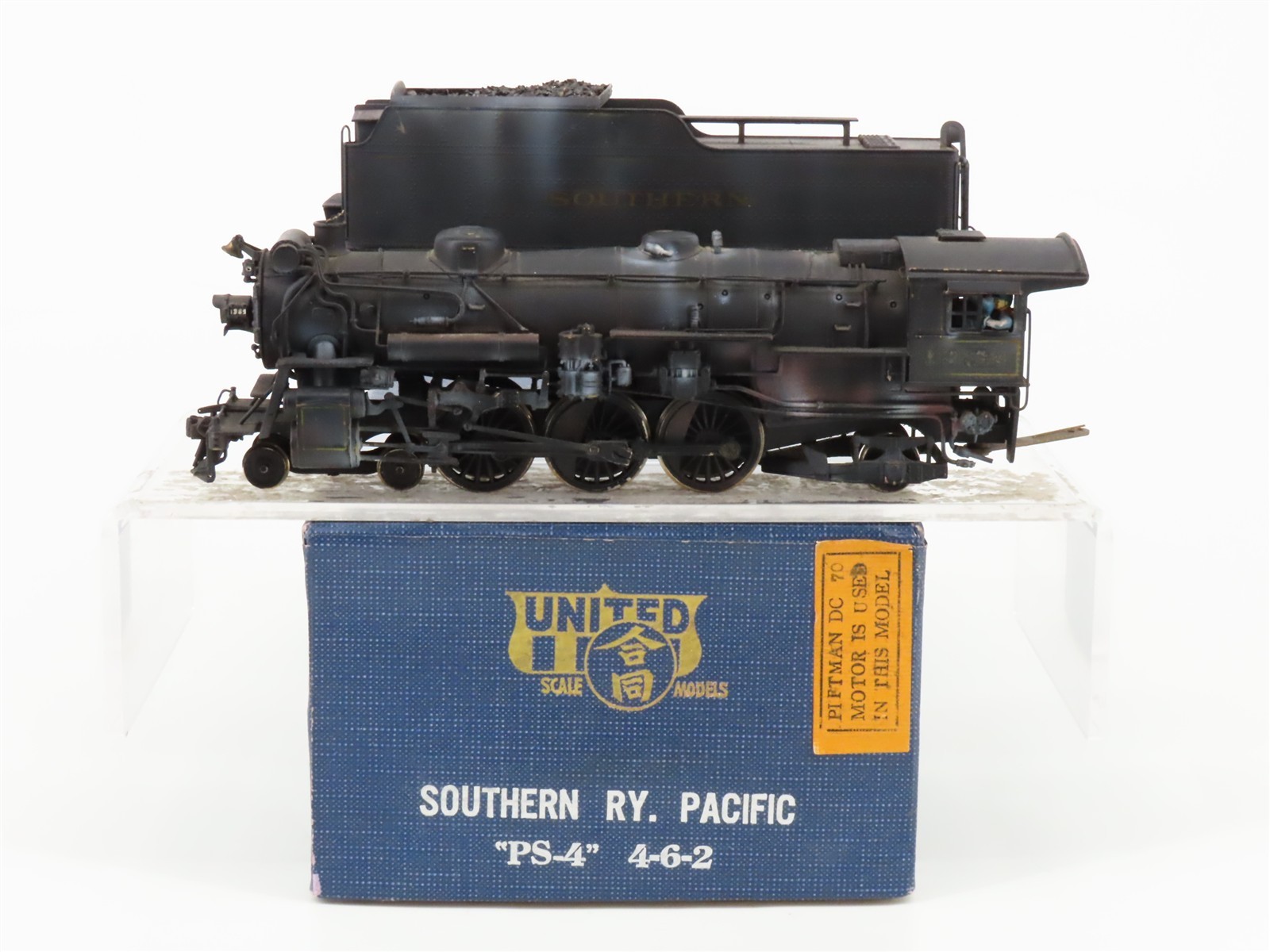 HO Scale United BRASS SOU Southern 4-6-2 PS-4 Steam #1380 – Custom & Weathered