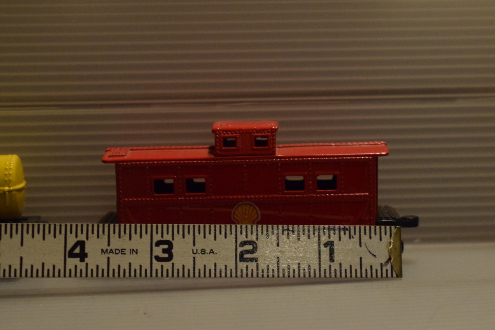 SHELL 0-8-0 STEAM LOCOMOTIVE TENDER OIL TANKER CAR CABOOSE HO GAUGE 1:120 SCALE