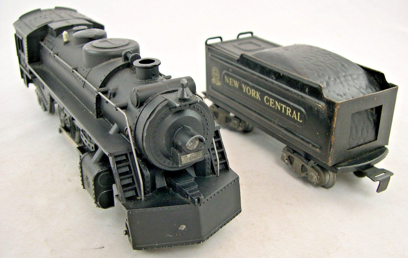 Marx 666 O Gauge NYC 2-4-2 Diecast Loco & New York Central Tender Exc Runs 1955