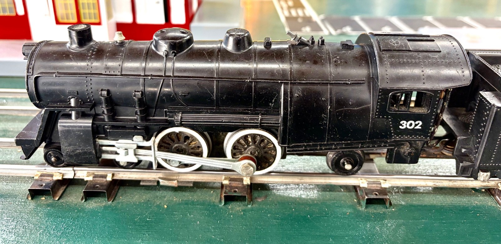 American Flyer 302 Atlantic Locomotive & Tender (#117/see Performance Video)