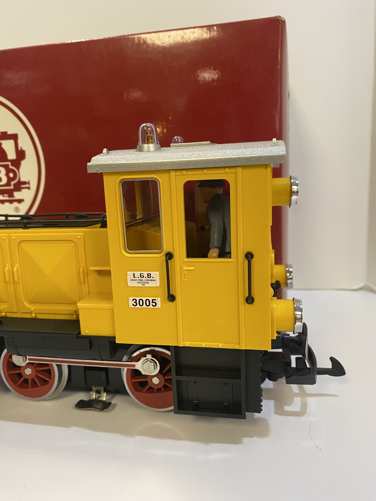 LGB 2090N – Yellow G-Scale Locomotive – # 3005 Loco In Box – Lehmann