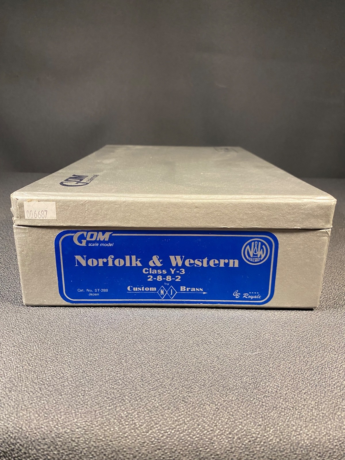 CUSTOM BRASS GOM JAPAN Norfolk & Western N&W Class Y-3 2-8-8-2 Limited Edition