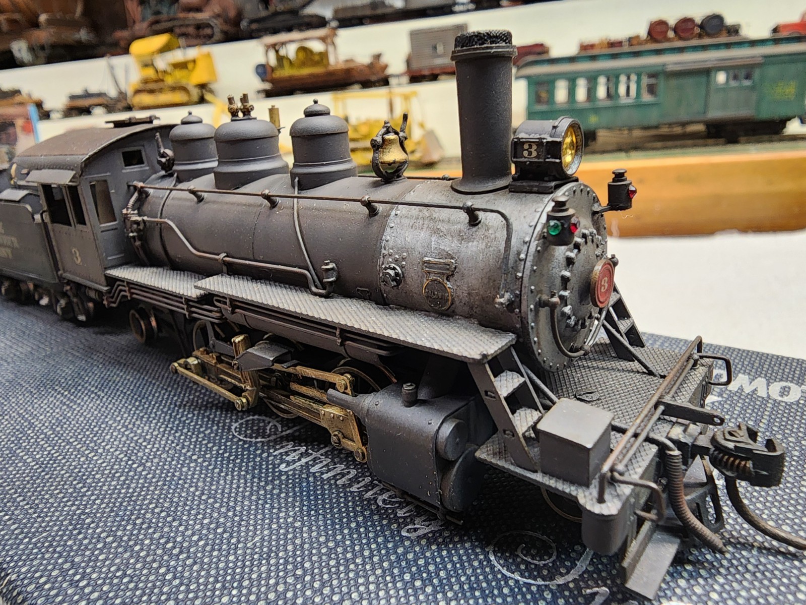 PFM 2-6-2 Baldwin steam Loco Brass Custom painted for your logging roster
