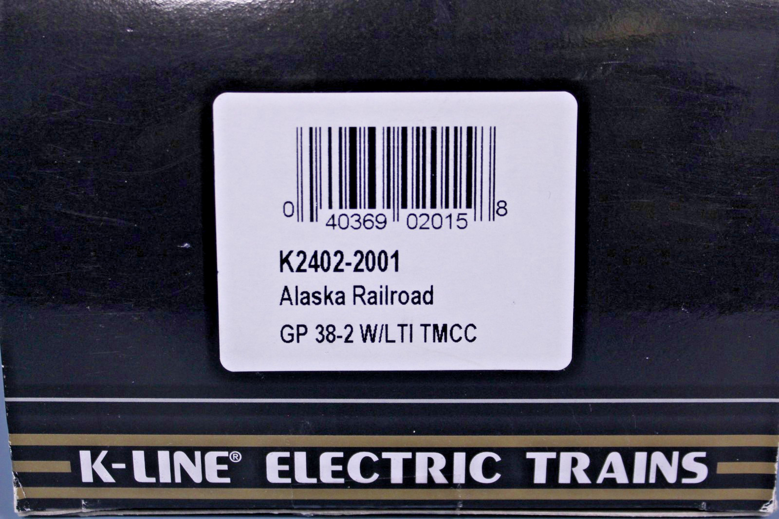 K-Line K2402-2001 Alaska RailRoad GP38-2 Diesel Engine W/LTI TMCC (B2)