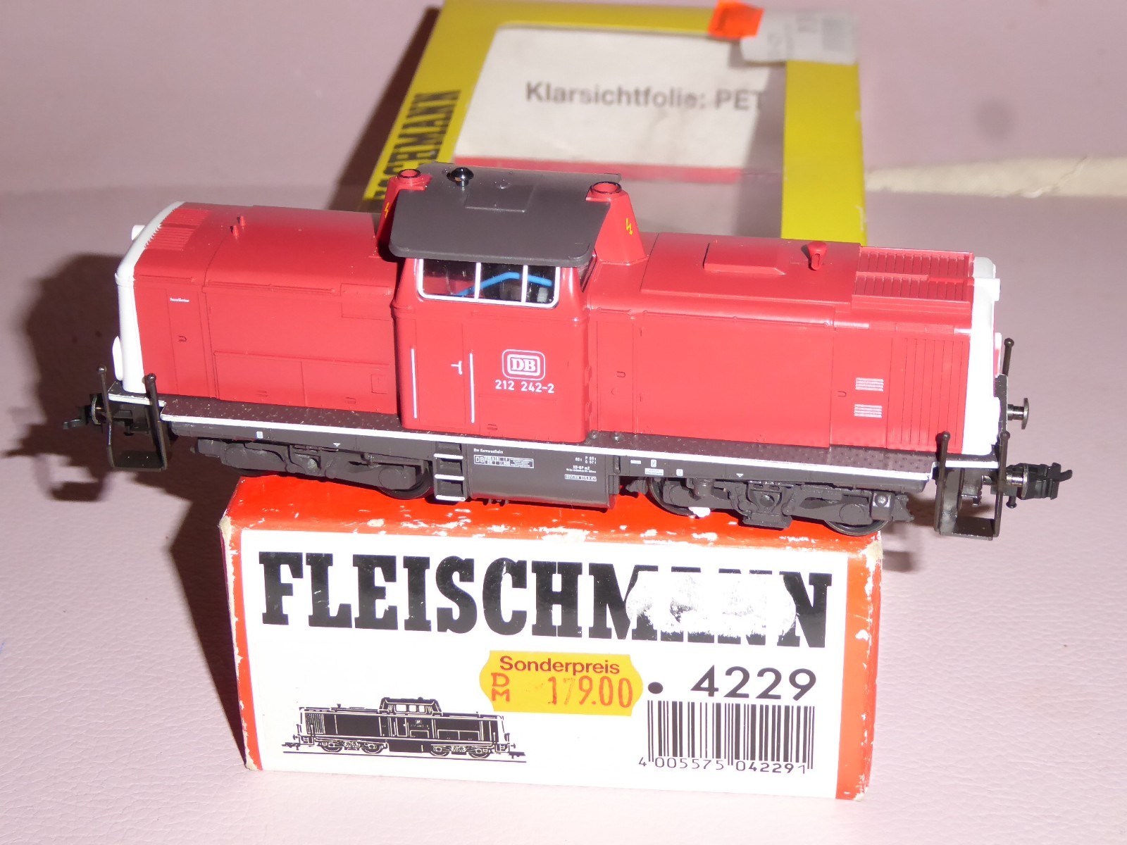 Fleischmann 4229 H0 Diesel Br 212 106-9 DB Epoch 4/6 Very Good Condition Boxed