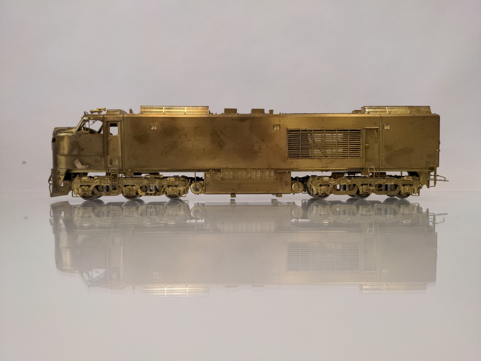 Overland Union Pacific UP 8500 hp 3-Unit Gas Turbine HO Unpainted Brass OMI-1849