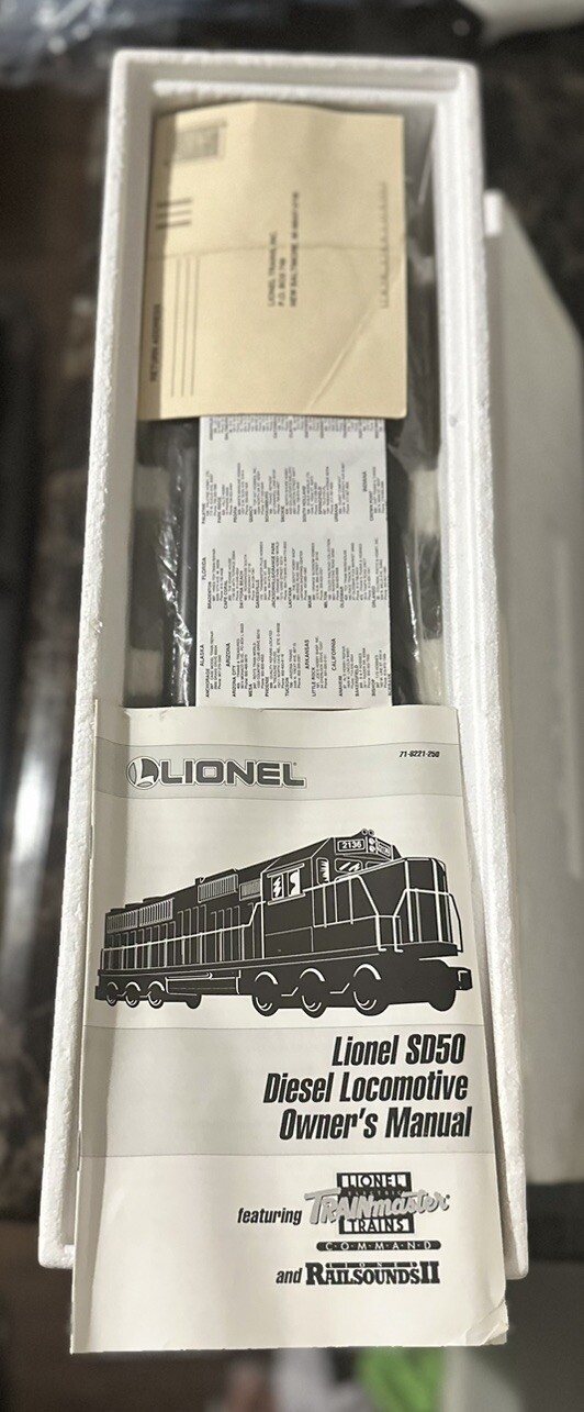 O Lionel 6-18221 Denver & Rio Grande SD-50 Locomotive #8