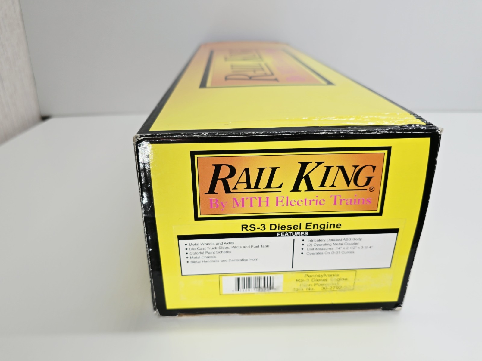 MTH – O – Pennsylvania RS-3 Diesel Engine Non-Powered #30-2792-3